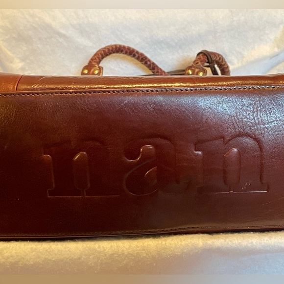 RARE FIND Switch It by Nan - Brown Satchel Tote Purse with Removable Strap - Picture 5 of 8